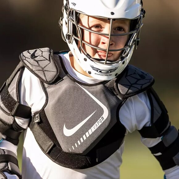🥍 Nike Vapor LT Big Kids' Lacrosse Shoulder Pads (Sz: YL) 🥍 - Picture 3 of 13